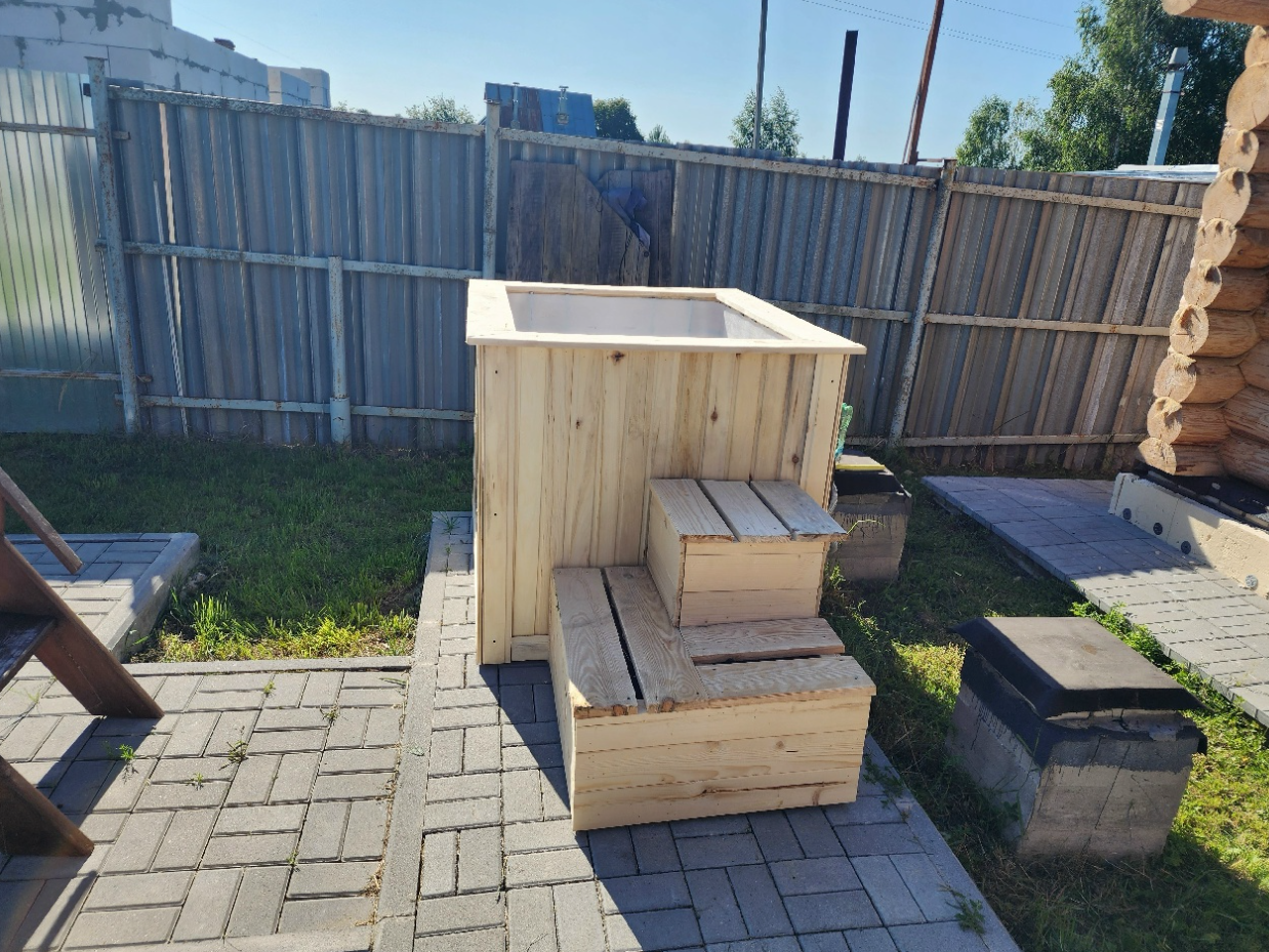 Деревянная купель для бани без подогрева в Коврове